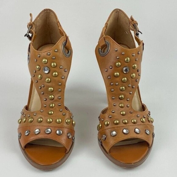 Marc Fisher Women's Peep Toe Block Heel Size 6.5 - Picture 3 of 12